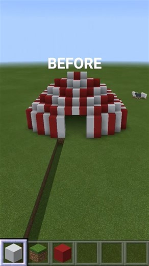 Before and after of my circus in theme park minecraft #shorts #minecraft #roblox #sodapop #golden
