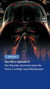 98K views · 975 reactions | Star Wars - Die Rache der Sith dominiert 20 Jahre später die Kinos – und schlägt sogar neue Blockbuster!  #starwarsepisode3 #rachedersith #prequeltrilogie #kinorevival #filmnews #starwarsfans #starwars | GameStar | Facebook
