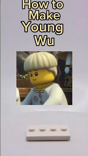 Как Сделать Юного Ву #лего #lego #ninjago #ниндзяго #custom #кастом #фигурка #figure