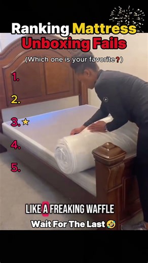 Ranking Mattress Unboxing Fails