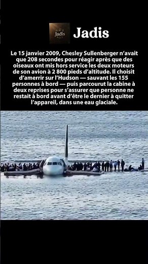 208 secondes pour décider : l’amerrissage miraculeux sur l’Hudson