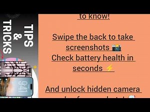 iPhone Beginner’s Guide – Tips, Tricks & Hidden Features 📱✨”