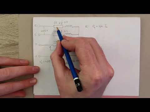 3-phase AC power: unbalanced load, real power calculation