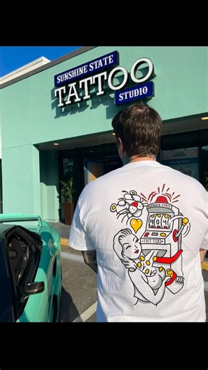 Dustin Burnette on Instagram: "🚨merch update🚨 I’ve been busy at the new shop basically got the inside set up now but here’s the first of many shirts for the new shop I have small-2xl 25 a shirt hit me up if you want one !"