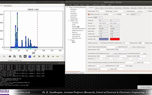 【XRD精修】GSAS II - Rietveld Refinement Quick Demo/GSAS2