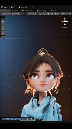 Use #Unity to create real-time hairstyle switching.😊https://t.co/sUX5y62nGWCome and subscribe to my Fanbox to download this project #Unity #VFX #shader #realtime