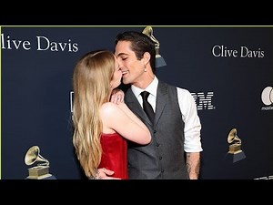 Dove Cameron & Maneskin’s Damiano David Kiss, Make Red Carpet Debut at Clive Davis’ Pre-Grammy Gala