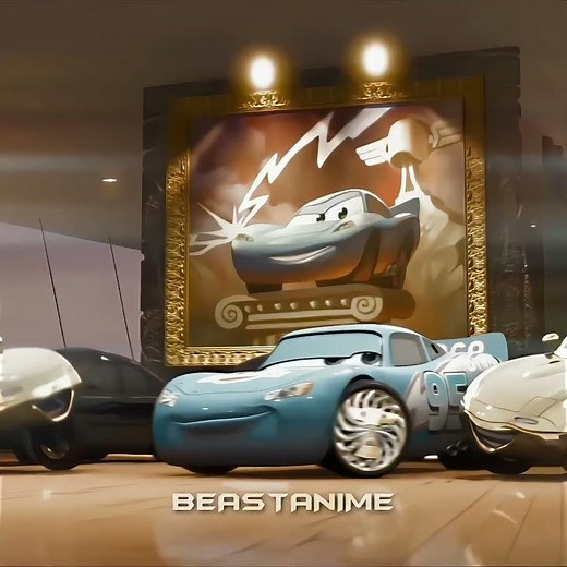 Lightning McQueen dreaming of dinoco 😮