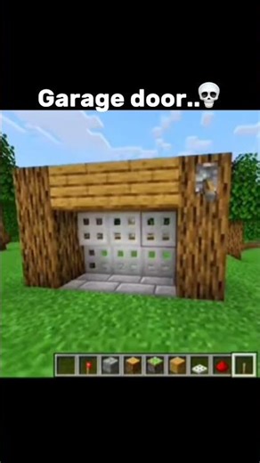 How to build a Working Garage Door! 💀
