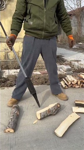 Revolutionize Firewood Cutting: From 30 Min to 1 Sec