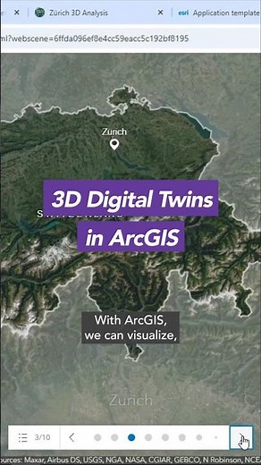 Step Inside Zurich’s 3D Digital Twin with Esri #geospatial #digitaltwin #gis