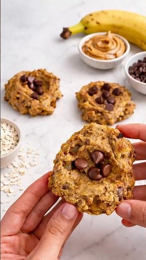 Healthy No Sugar Cookies (3 Ingredients)