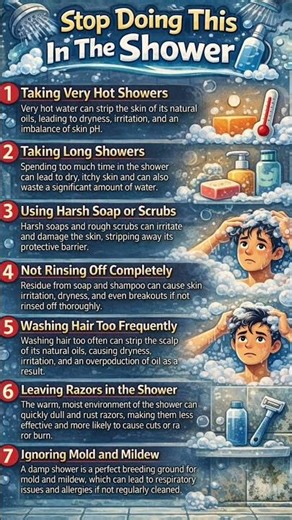 Stop Doing This In The Shower!