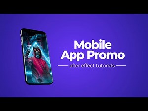 After Effects Tutorial: Mobile App Promo 3D Animation in After effect Without any Plugin