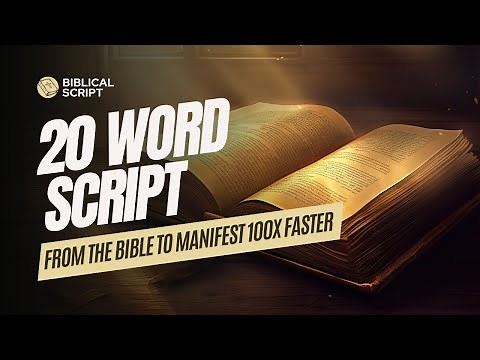 The Genie Script - 20 Word Manifestation Script | Wesley Virgin
