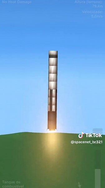 Maior Foguete no Space Flight Simulator com BP Edit