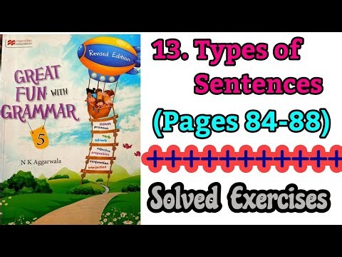 Great Fun With Grammar Class 5 Lesson 13.