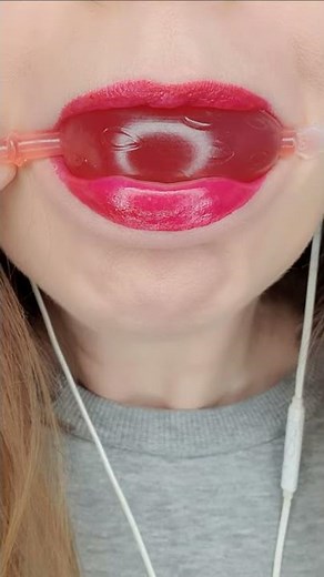 ASMR Trying Jelly Fruits Satisfying Perfect Pops #shorts