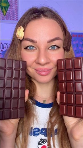 Eating both chocolates to find where is real one 🤪