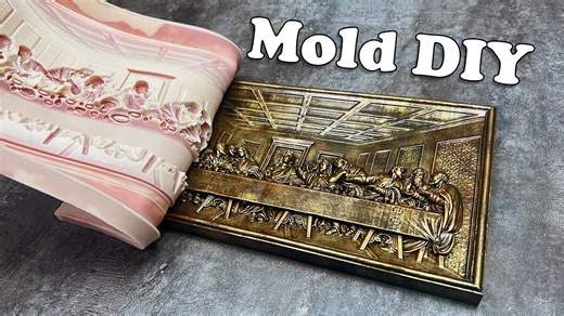 The Last Supper in 3D: Printing, silicone modeling, and plaster casting adventure