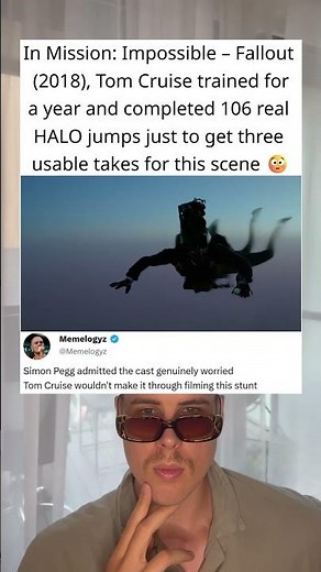 In Mission: Impossible - Fallout (2018), Tom Cruise Needed 106 Real HALO Jumps for This One Scene