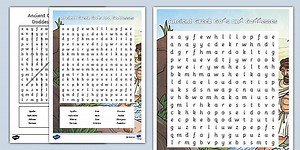 Ancient Greek Gods and Goddesses Word Search