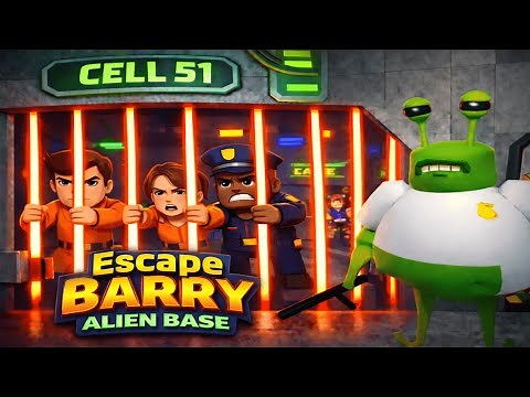 Escape Barry Alien Base – EPIC Obby Escape Gameplay!