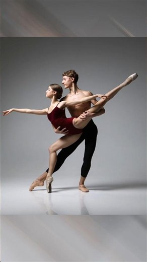 🇺🇦 Model poses for photoshoot📸 Ballet. Models Olga and Valery