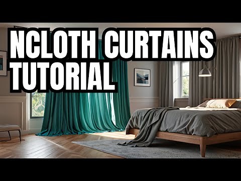How to Create Realistic Curtains In Maya Using Ncloth | Maya 2023