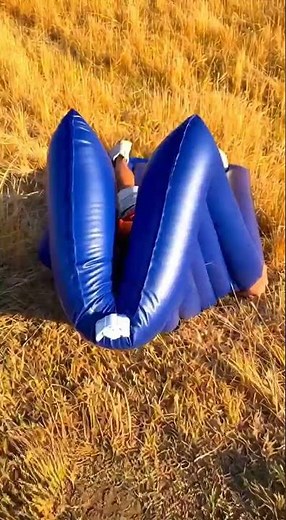 Air Mattress Hill Slide Fail!