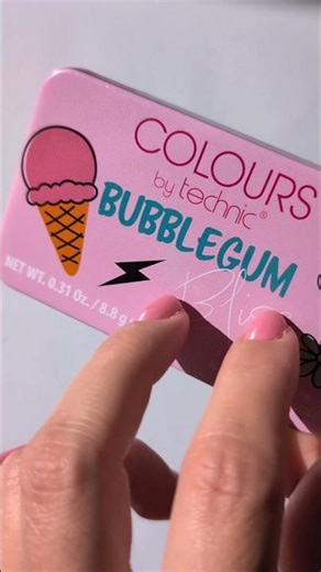 Bubblegum eye shadow ASMR #shorts