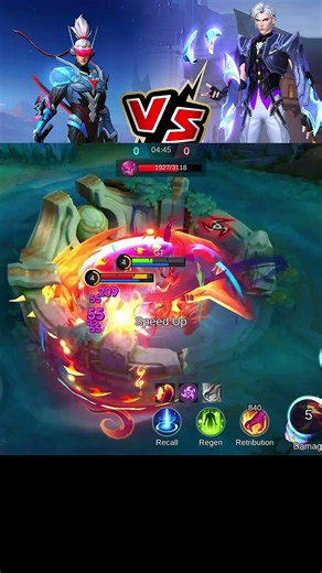 Aamon vs Saber ⚔️🔥 Fight Challenge! #mobalegends5v5 #mobilelegends