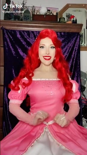 Little Mermaid Ariel Costume 🔥 #Cosplay Model #Fashion Style #Shorts Trend. Makeup Hair Outfit Fan!