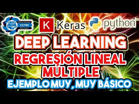 🧠 Ejemplo más sencillo: Regresión lineal múltiple con Keras Deep Learning | Red Neuronal | Python