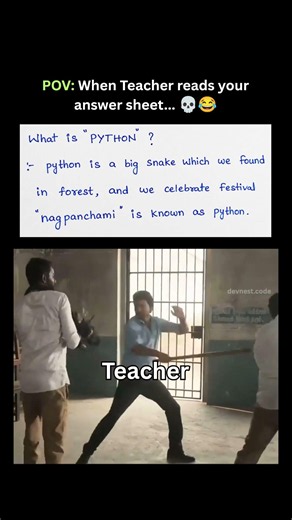 Python Answersheets 🤣🙌 | #shorts #shortsfeed #python #pythonprogramming #trending #viral #funny