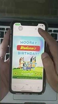 Free & Easy! DIY Bluey Birthday Invitations