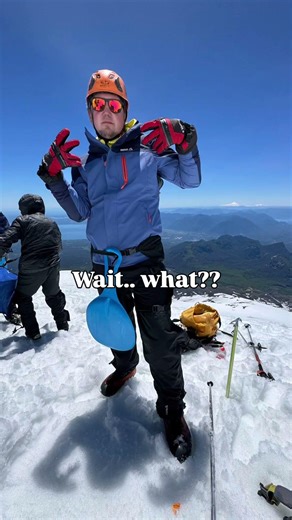 Sliding down real active volcano in Chile 🌋