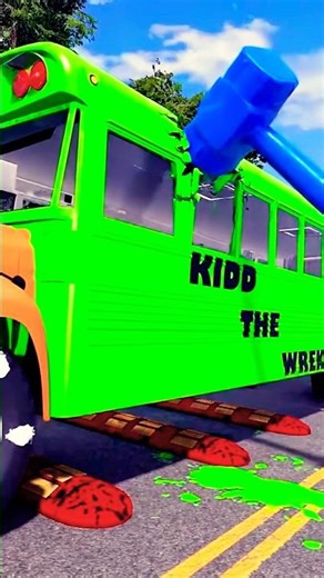 Colorful Cars vs Speed Bumps #57 |BeamNG.drive