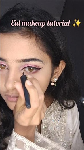 Eid makeup tutorial|| Day 1 || eid series|| ✨💄🎀
