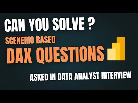 🚀 DAX Interview Questions Solved! Ace Your Data Analyst Job