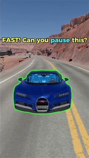 Get ready for the Bugatti pause challenge #bugatti #shorts #gaming
