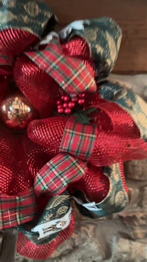 WOW look at what I made as a beginner #wreathdecor #wreathtutorial #wreath #craft #christmas