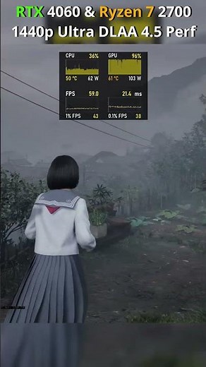 Silent Hill f using DLSS 4.5! | RTX 4060 at 1440p DLSS 4.5 Performance #rtx4060 #dlss4