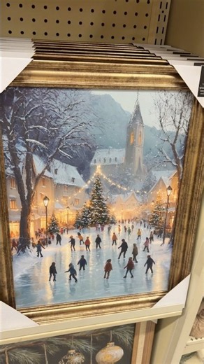 🎄 Hobby Lobby Christmas Wall Art 2026! 😍✨#hobbylobby #christmas #christmastime #christmastree