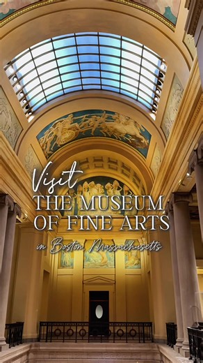 Save this for your Boston itinerary! 🎨✨ If you’re looking for an inspiring way to spend an afternoon, the Museum of Fine Arts is a must. With over 100 galleries to explore — from ancient Egyptian artifacts to contemporary art — it’s easy to lose track of time here. Stroll through the grand halls, admire the sculptures, and don’t miss the Impressionist wing (it’s breathtaking). Perfect for a cozy fall or rainy-day outing in the city. Follow @sundrenchedsociety for more New England travel guides,