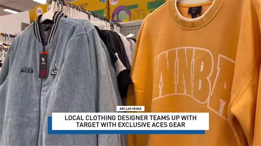 Local designer launches exclusive WNBA Las Vegas Aces apparel at Target