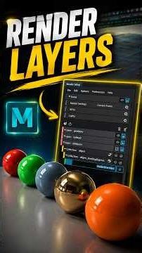 Stop Rendering Everything in Maya! #vfx #design #mayatutorial #3dcompositing #3dartist #3d