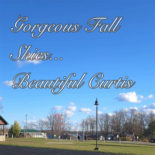 The fresh, fall skies and gorgeous South Manistique Lake make the perfect combination for a stunning view in Curtis! | Erickson Center for the Arts