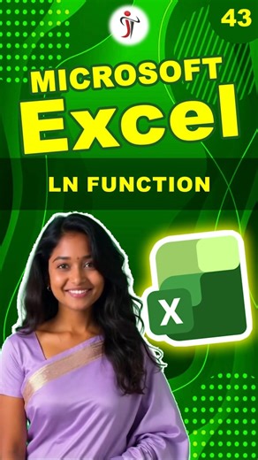 LN in Excel / Natural Logarithm Calculator #excel #exceltips #exceltutorial #excelformula