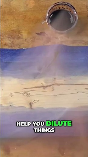 Full Video Click the Link ☝️ (Blue Wave Effect) Vibrant Wood Staining